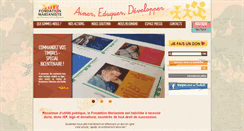 Desktop Screenshot of fondationmarianiste.org